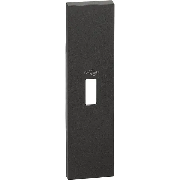 Placa pentru referinta K4285P Bticino Living Now KG10P, negru