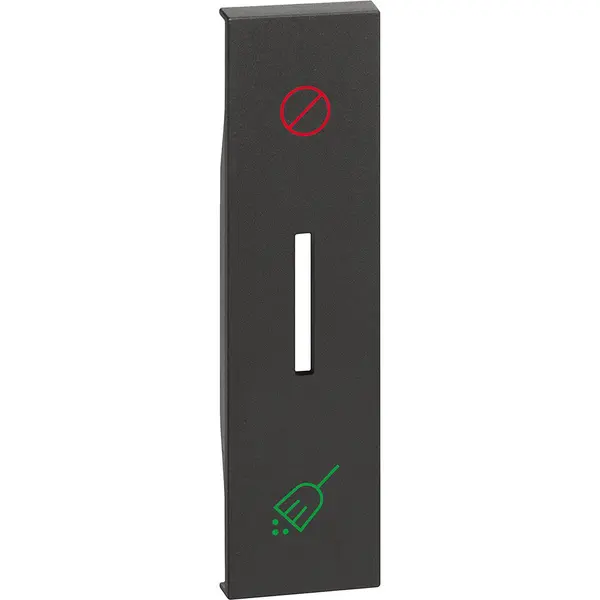 Placa pentru referintele K4027H si K4027V127H Bticino Living Now KG06H, negru