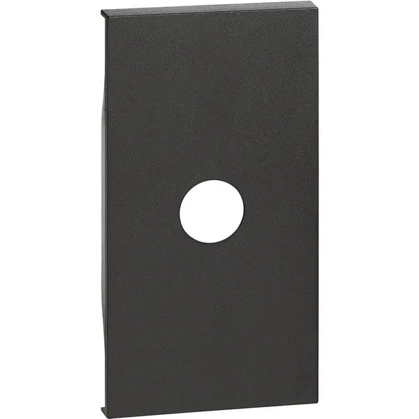 Placa pentru referintele K4202D, K4202P14, K4202P10 si K4202F Bticino Living Now KG08M2, negru