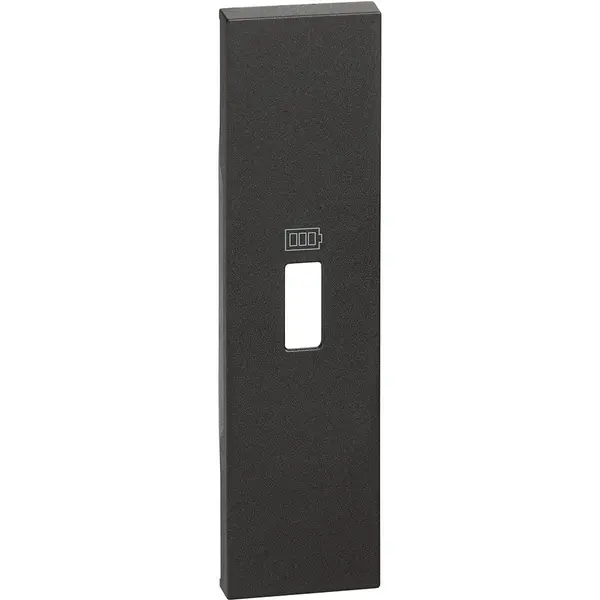 Placa pentru referintele K4285C1 si K4286C1 Bticino Living Now KG10C, negru