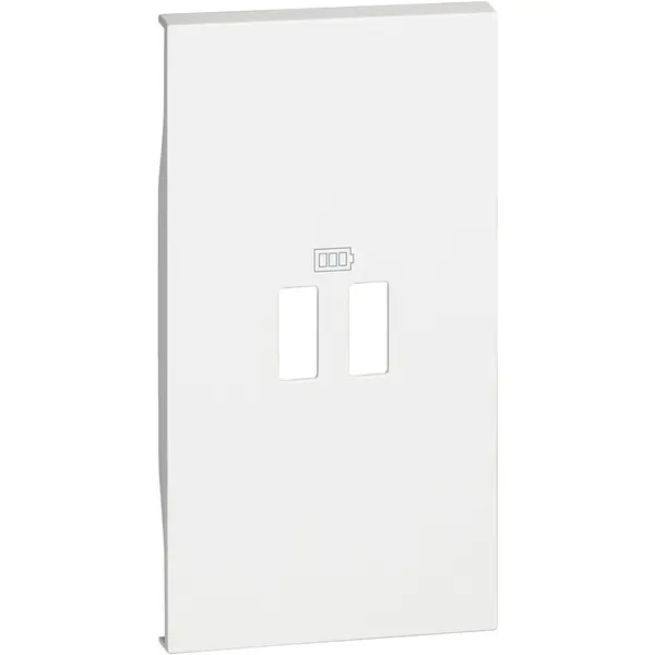 Placa pentru referintele K4285C2, K4286C2, K4287C2 Bticino Living Now KW12C, alb