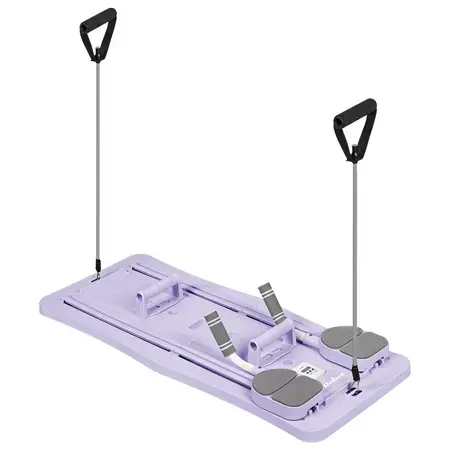 Placa pilates 9 in 1 REBEL ACTIVE RBA-3069-PU, greutate maxima 150 kg, Violet