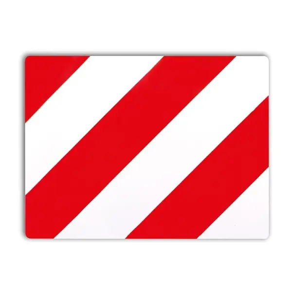 Placa transport agabaritic 40x30 cm stanga profil PVC Hico