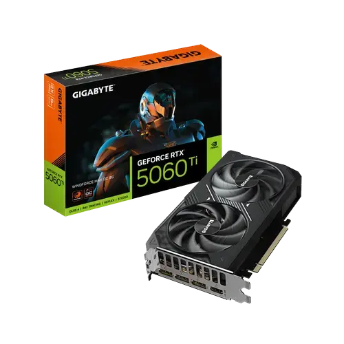 Placa video GIGABYTE GeForce RTX 5060 Ti WINDFORCE MAX OC 8GB GDDR7 128-bit DLSS 4.0