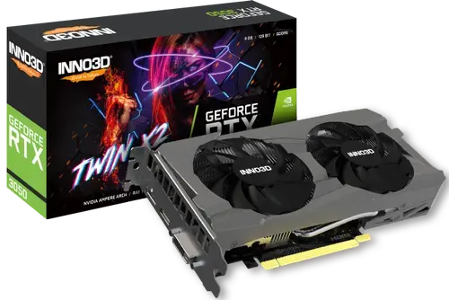 Placa video INNO3D GeForce RTX 3050 TWIN X2 8GB GDDR6 128-bit
