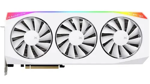 Placa video XFX Radeon RX 9070 XT Mercury OC White Gaming Edition RGB 16GB GDDR6 256-bit