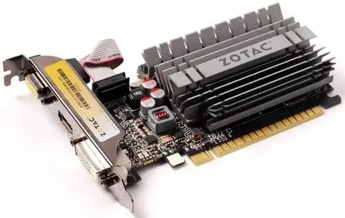 Placa Video ZOTAC GeForce GT 730 Zone Edition, 4GB, GDDR3, 64 bit, Low Profile bracket inclus