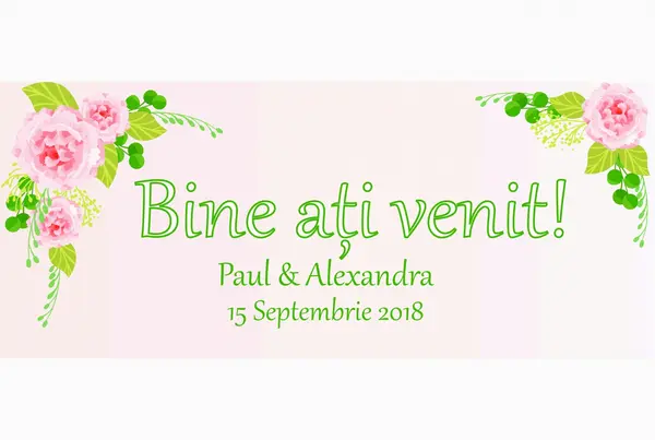 Placuta intampinare personalizata PN1 40x25 cm