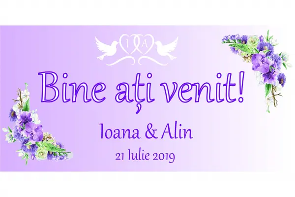 Placuta intampinare Personalizata PN2 70x30 cm