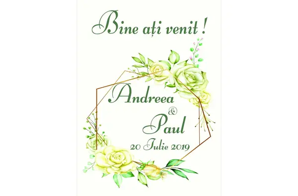 Placuta intampinare Personalizata PN25 35x25cm