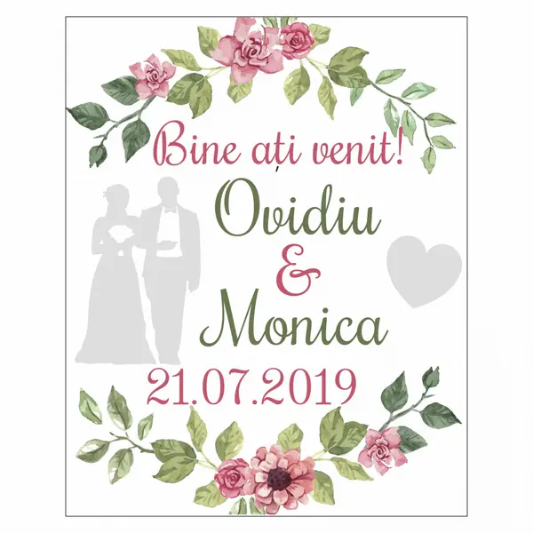 Placuta intampinare Personalizata PN32 95x70cm
