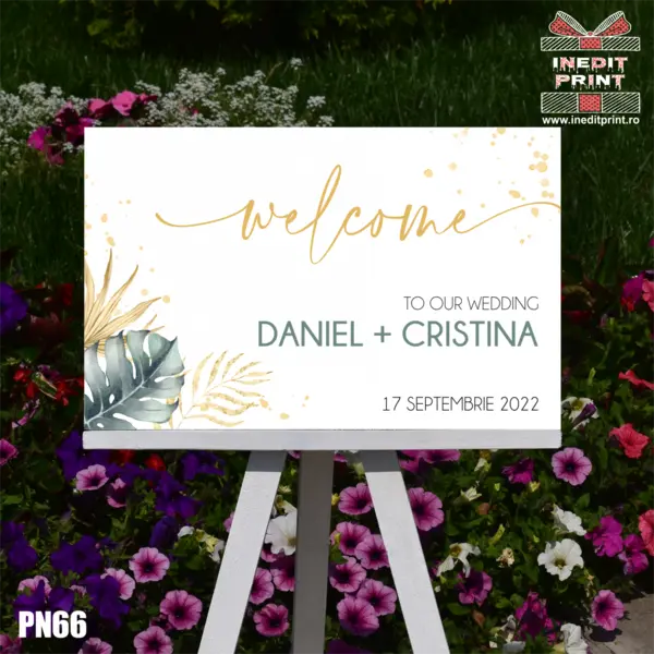 Placuta intampinare personalizata PN66