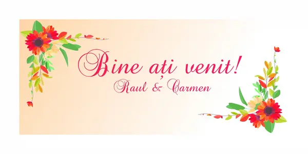 Placuta intampinare Personalizata PN7 90x40cm