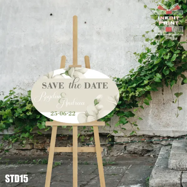 Placuta personalizata Save the Date STD15