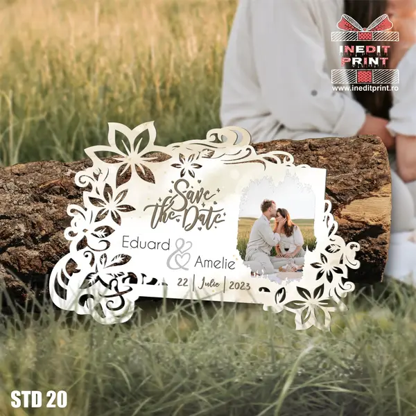 Placuta personalizata Save The Date STD20 40x26cm