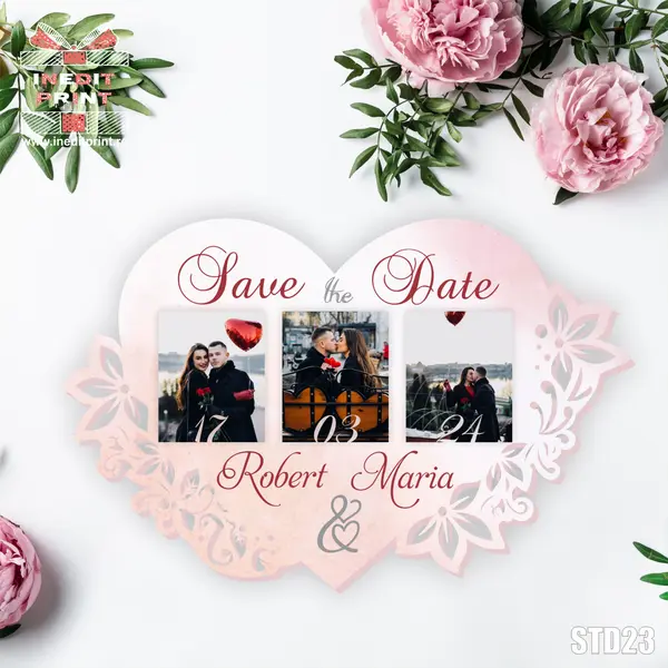 Placuta personalizata Save The Date STD23 17x11cm