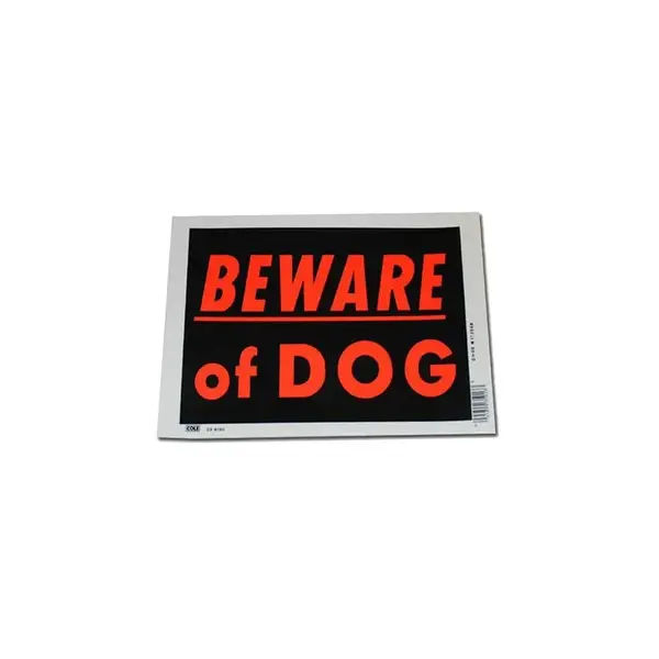 Plăcuță semnalizare BEWARE OF DOG - Default Title