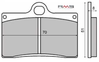 Placute frana (Sinter) Cagiva Mito 125 92- 05