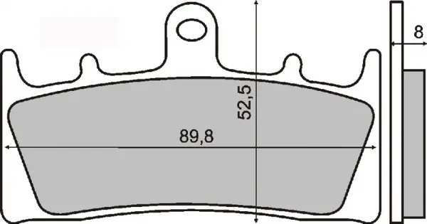 Placute frana sinter Suzuki GSX 1400 fata