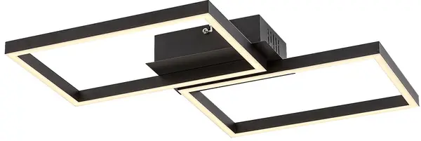 Plafon LED Rabalux - Ludano 71032, IP20, 230V, 40W, negru mat