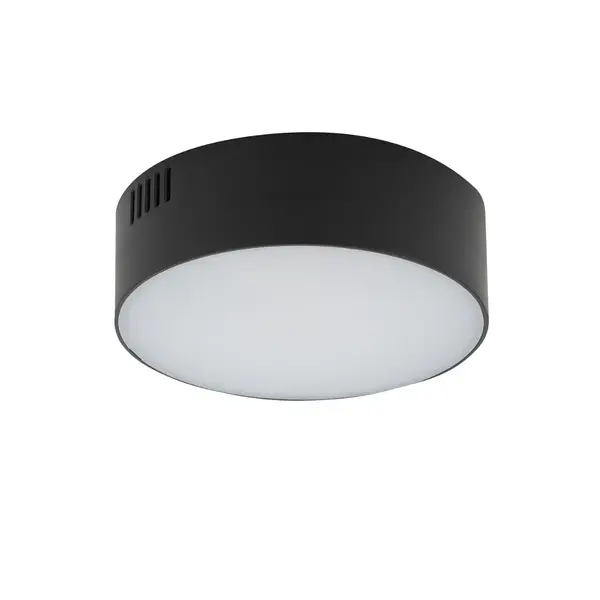 Plafoniera ATWAR ROUND 15W - Negru / Lumina calda 3000K