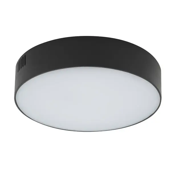 Plafoniera ATWAR ROUND 25W - Negru / Lumina calda 3000K
