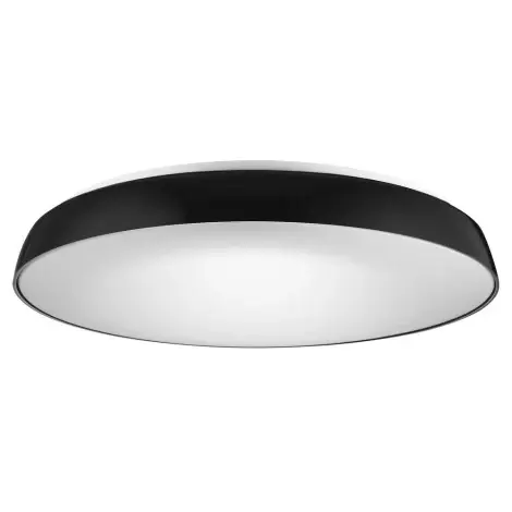 Plafoniera CORTONA 55 - Negru / Lumina calda 3000K