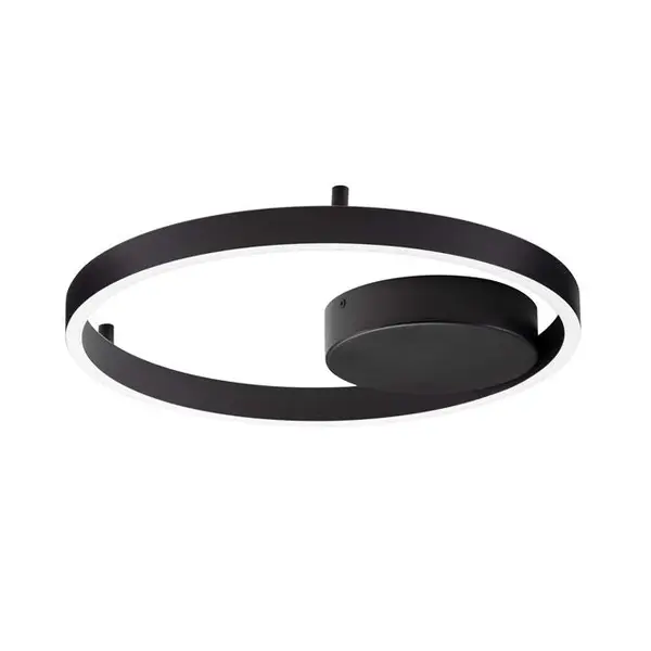 Plafoniera dimabila HEDRA - Ø 40cm / Negru
