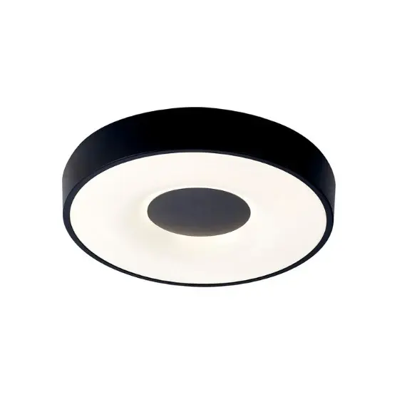 Plafoniera dimabila KARELY BLACK - Ø 38 cm
