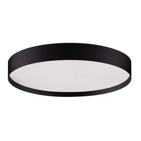 Plafoniera dimabila ROI - Negru / Ø 50cm