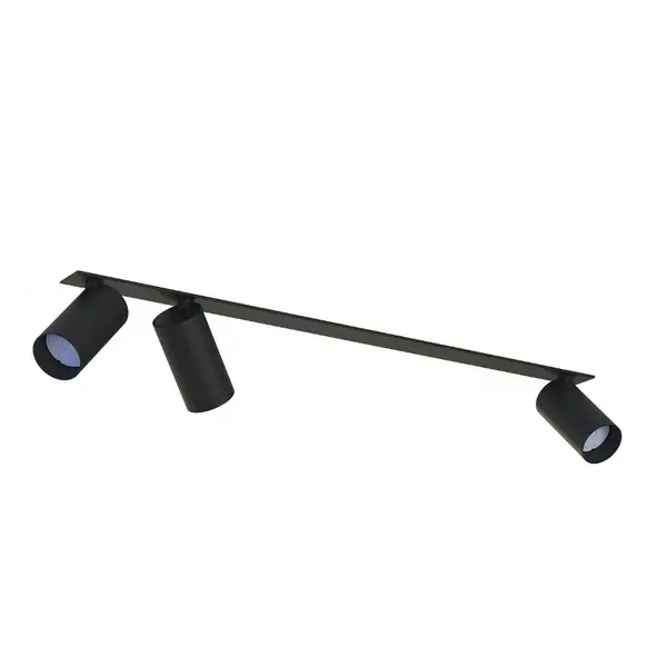 Plafoniera incastrata MONOS 3L - Negru