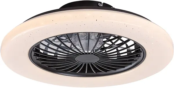 Plafoniera LED cu ventilator Rabalux - Dalfon2 71329, 48W, alb-negru