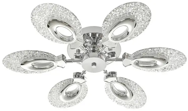 Plafoniera LED Elbulgaria - Explorer, 2783-6ch, 96W, IP20, crom