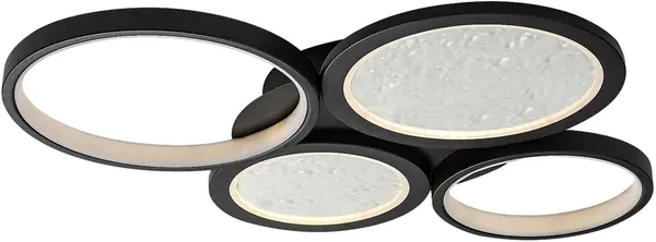 Plafoniera LED Rabalux - Aranis 71378, 40W, alb-negru