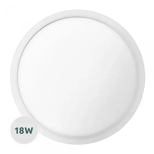 Plafoniera LED Samus SLP300-2160LM-18W-3000/4000/6500K, 18 W, 2160 LM, Clasa energetica E, Durata de viata 25000h, Alb