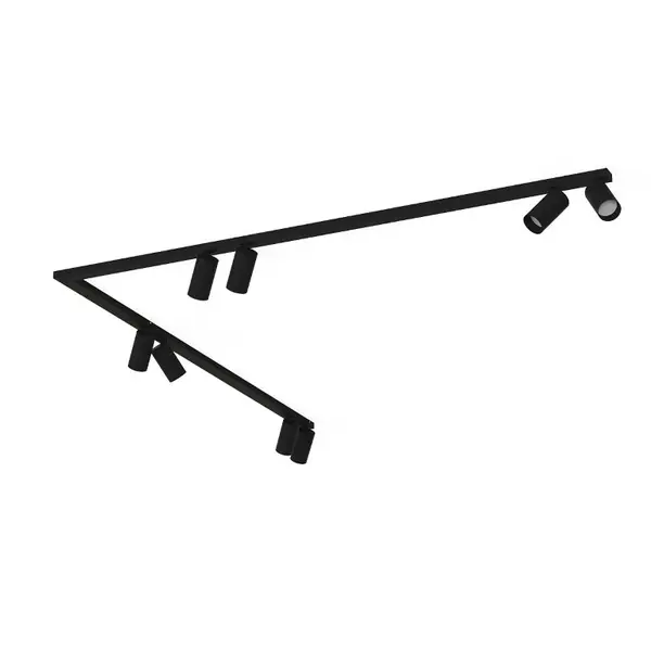 Plafoniera MONOS CORNER 8L 2 x 150 CM - Negru