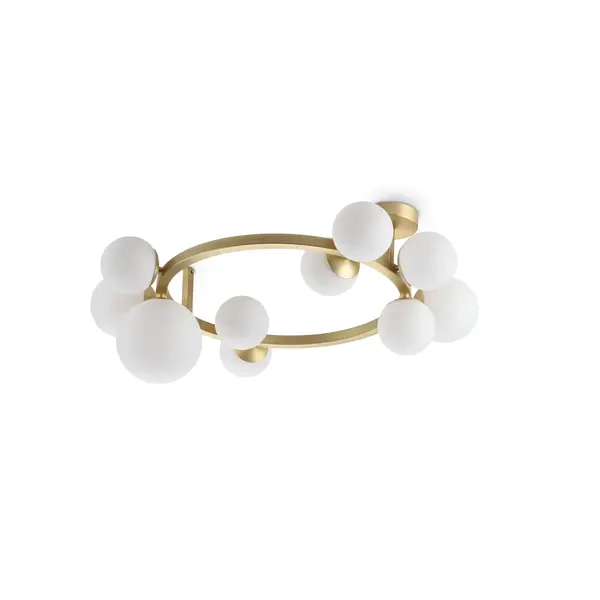 Plafoniera OSVALD 70 CM WHITE - Gold