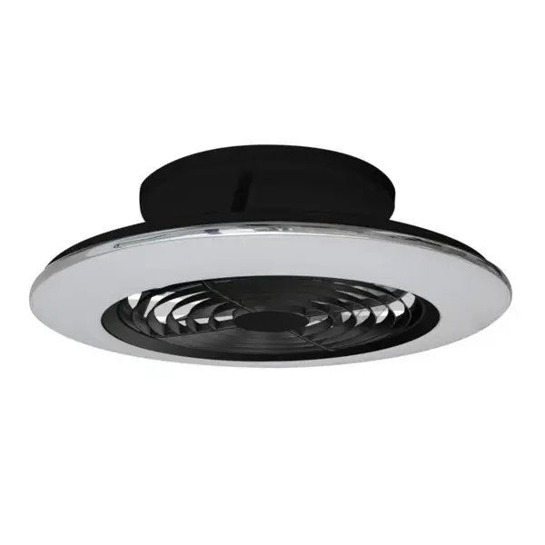Plafoniera ventilator ALISIO XL - Negru