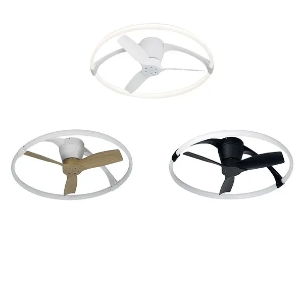 Plafoniera ventilator SENTRA BLACK - Negru