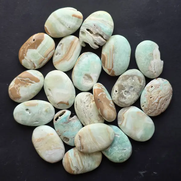 Plamstone aragonit albastru