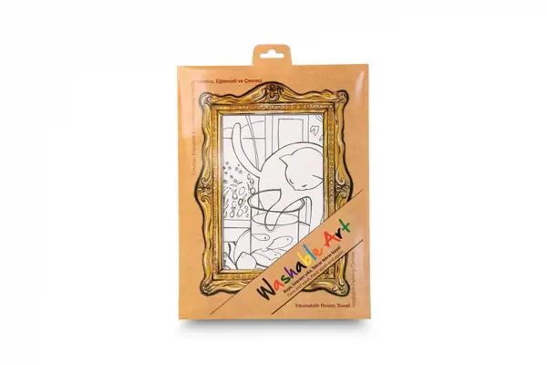 PlanE a Reutilizabila de Colorat , Washable Art , Henri Matisse: , zPisica cu PeE te RoE u, , 25 A 35 cm