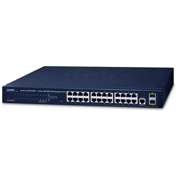 Planet Switch Planet GS-4210-24T2S, 24x RJ-45 Gigabit, 2x SFP, Management