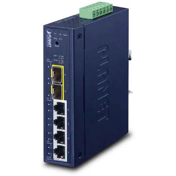 Planet Switch Planet IGS-4215-4T2S, Industrial, Managed, 4 porturi Gigabit RJ45, 2 sloturi SFP Gigabit