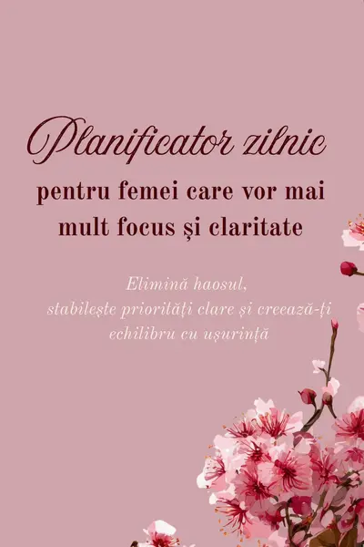 Planificator zilnic pentru femei care vor mai mult focus și claritate - PRINTED EDGES