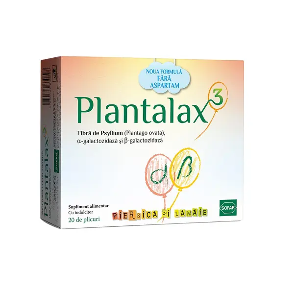 Plantalax 3 piersica si lamaie x20pl