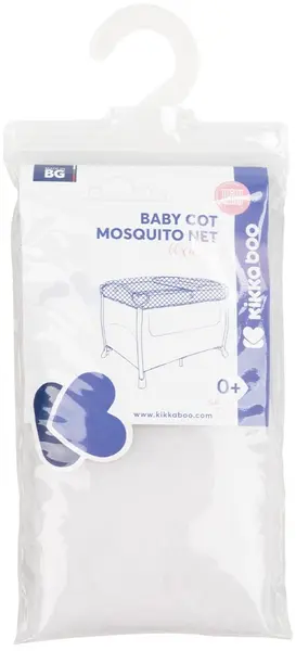 Plasa anti-insecte pentru patut Kikka Boo, 60 х 120 cm, alb