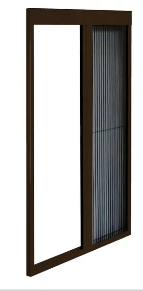 Plasa tantari / Plasa insecte, tip plisse tamplarie gri antracit