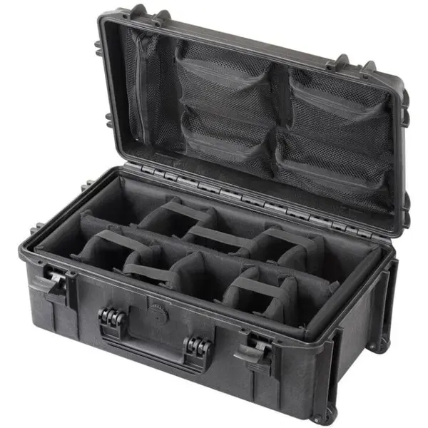 Plastica Panaro Hard case MAX520CAMORGTR cu roti pentru echipamente de studio