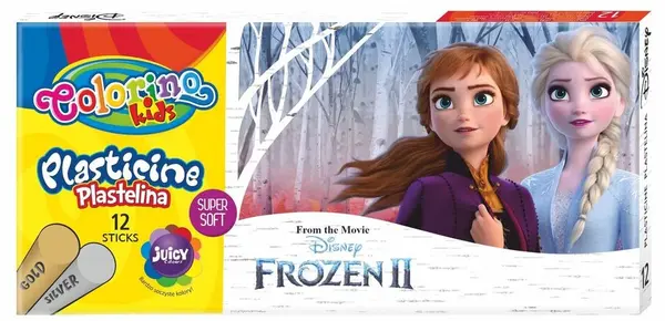 Plastilina Colorino Disney - Frozen II, 12 culori