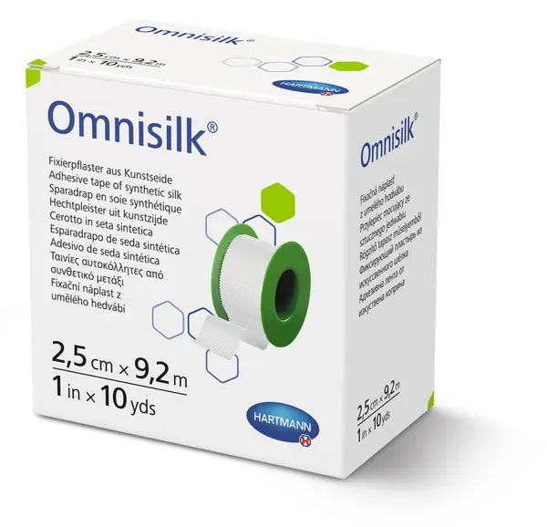 Plasture Omnisilk 2.5 cm x 9.2 m – Matase sintetica Hartmann